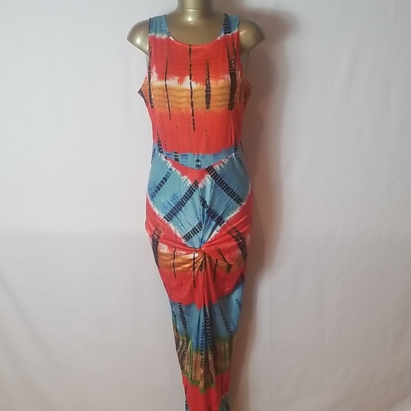No name Dresses & Skirts - COLORFUL TYE DYE MAXI DRESS
